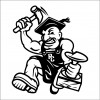 Personalized 32oz School Mascot Water Bottles