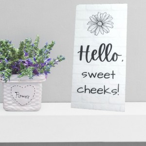 Cornerstone/Bathroom Series--Hello Sweet Cheeks
