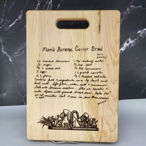 Treasured Recipe Cutting Board