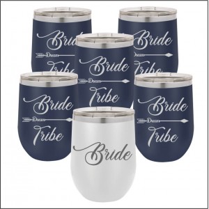 The Bride Tribe 12oz wine tumbler set The Bride Tribe 12oz wine tumbler set