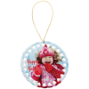 Ceramic 4" Round Ornament - One Sided Ceramic 4" Round Ornament - One Sided