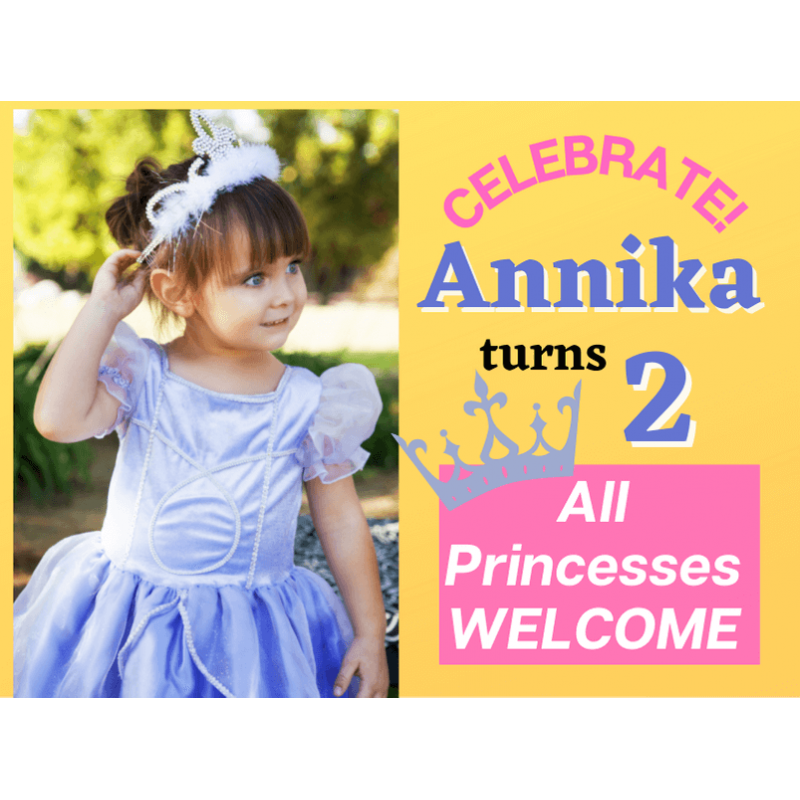 Yard Sign - Princess