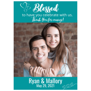 YS Wedding Reception Sign - Blessed